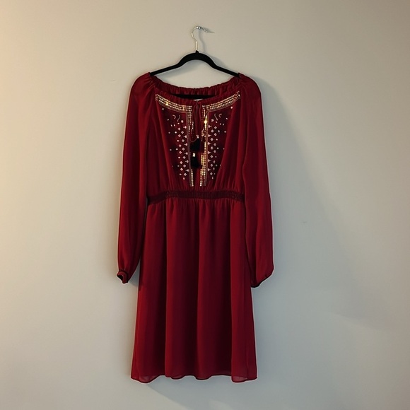 Altuzarra for Target Embroidered pleated georgette dress 8 - Picture 2 of 6